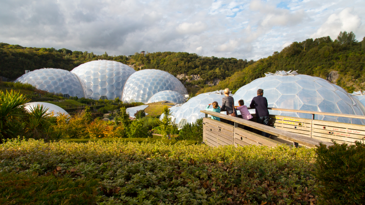 Family on the viewing platform