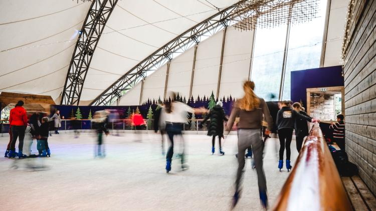 Ice Rink at the Eden Project