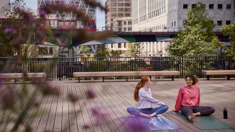 Eden Dock at Canary Wharf