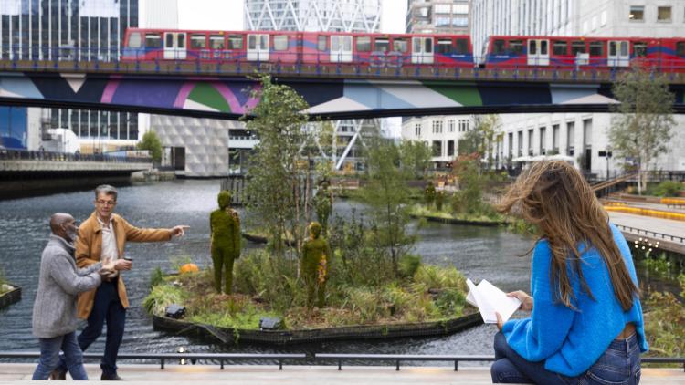 Eden Dock at Canary Wharf